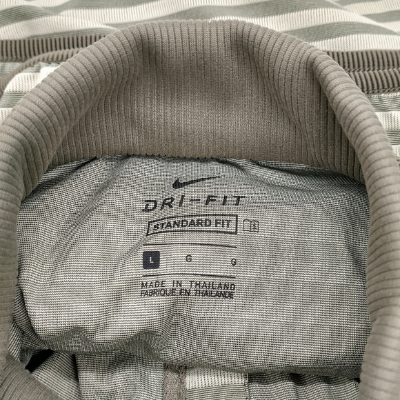 Nike Dri-Fit Golf UV Ace 1/2 Zip Top Green LG - Picture 12 of 13